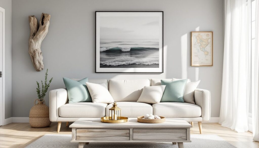 beach wall decor for living room